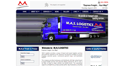 Desktop Screenshot of maslogistics.co.uk